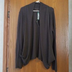 Dark Grey XL Knit Cardigan